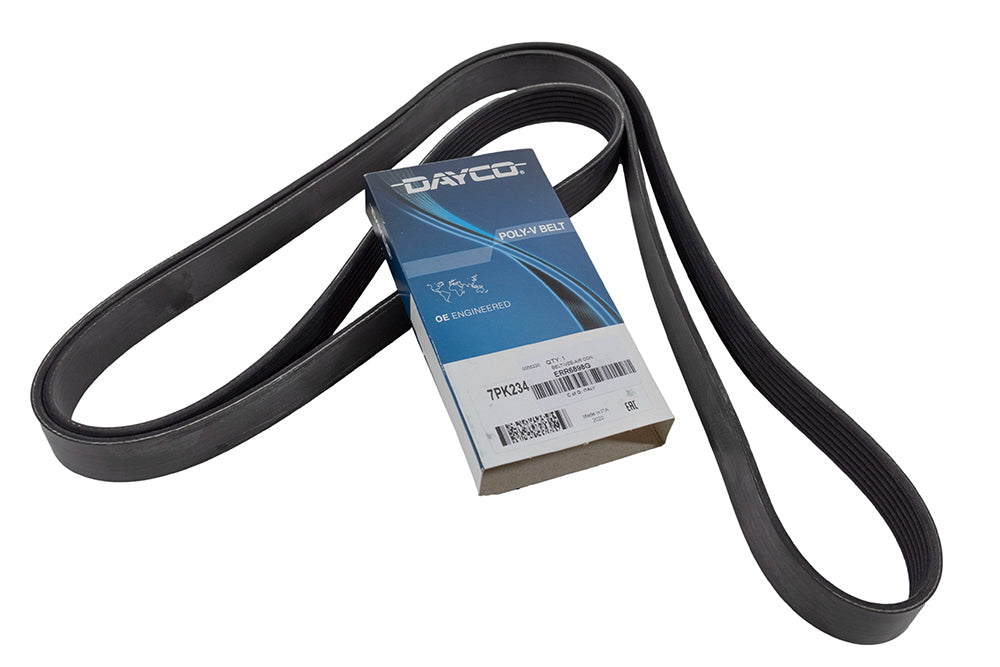 thumbnail interactive-video image 1 of Dayco Alternator Belt For Land Rover Discovery 2 II 1999-2004 – Without ACE, ERR6898, Front Placement, New 1 of 4