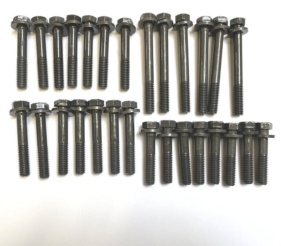V8 Head Bolt Set - 28 bolts/washer (none stretch) - used