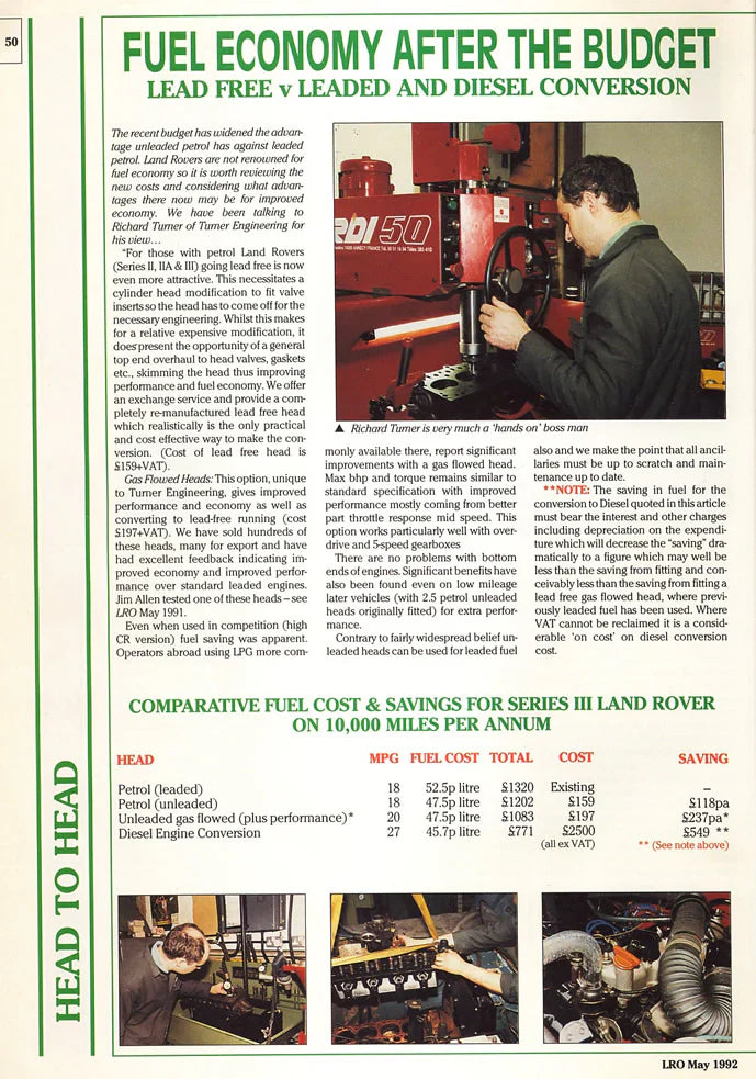 LRO May 1992 - Fuel economy after the Budget