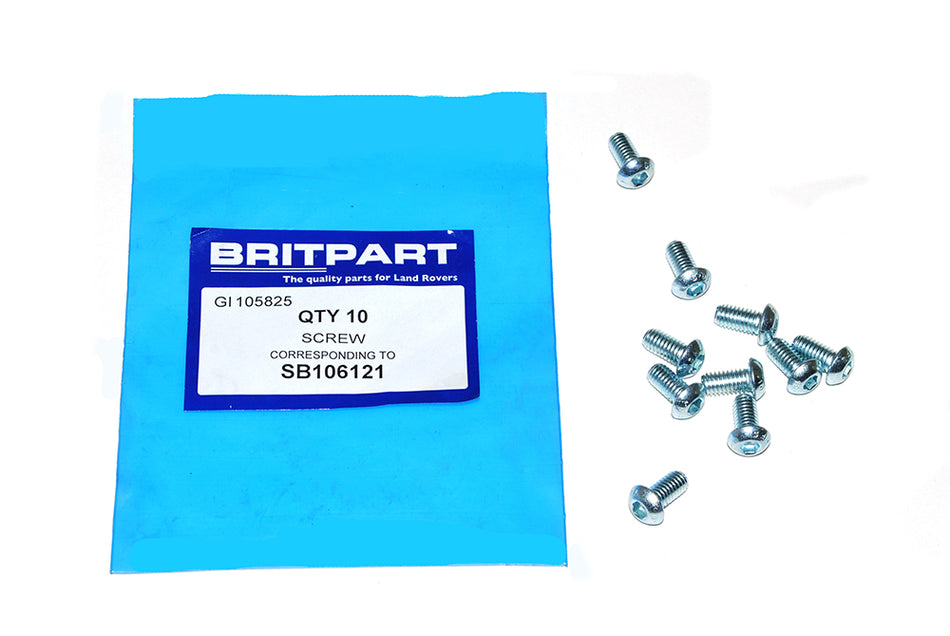 SB106121 Screw M6 cap head. Jet to block