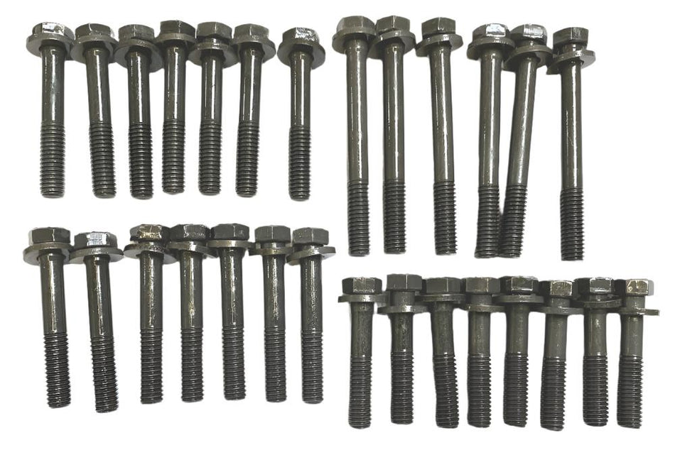 V8 Head Bolt Set - 28 bolts/washer (none stretch) - used